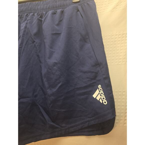 Adidas Aeroready Men's Training Shorts XL 7" Inseam, Dark Blue MSRP$35 s20 - Picture 4 of 10